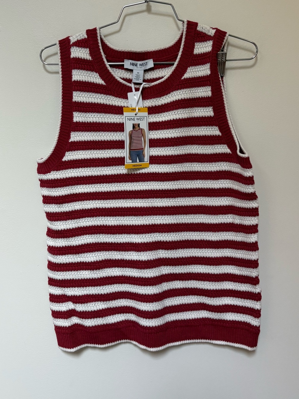 Brand New Nine West Women's Crochet Tank Top Size Medium